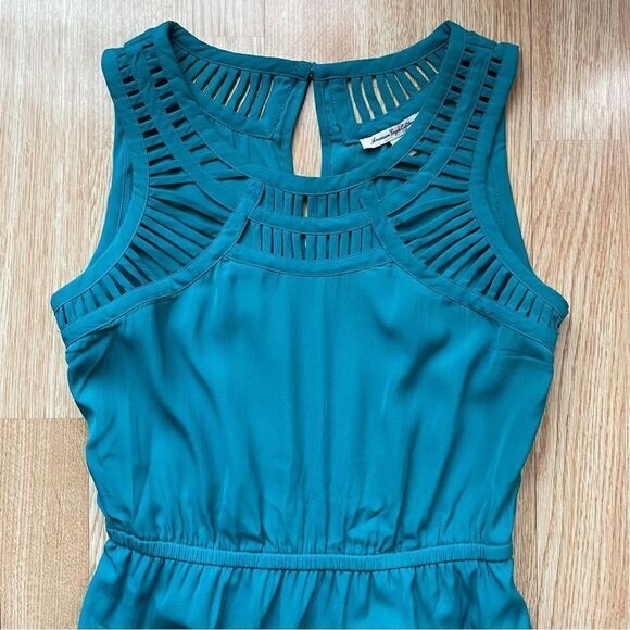 American Eagle Blue Turquoise Mini Dress - Size: XS - Picture 5 of 8